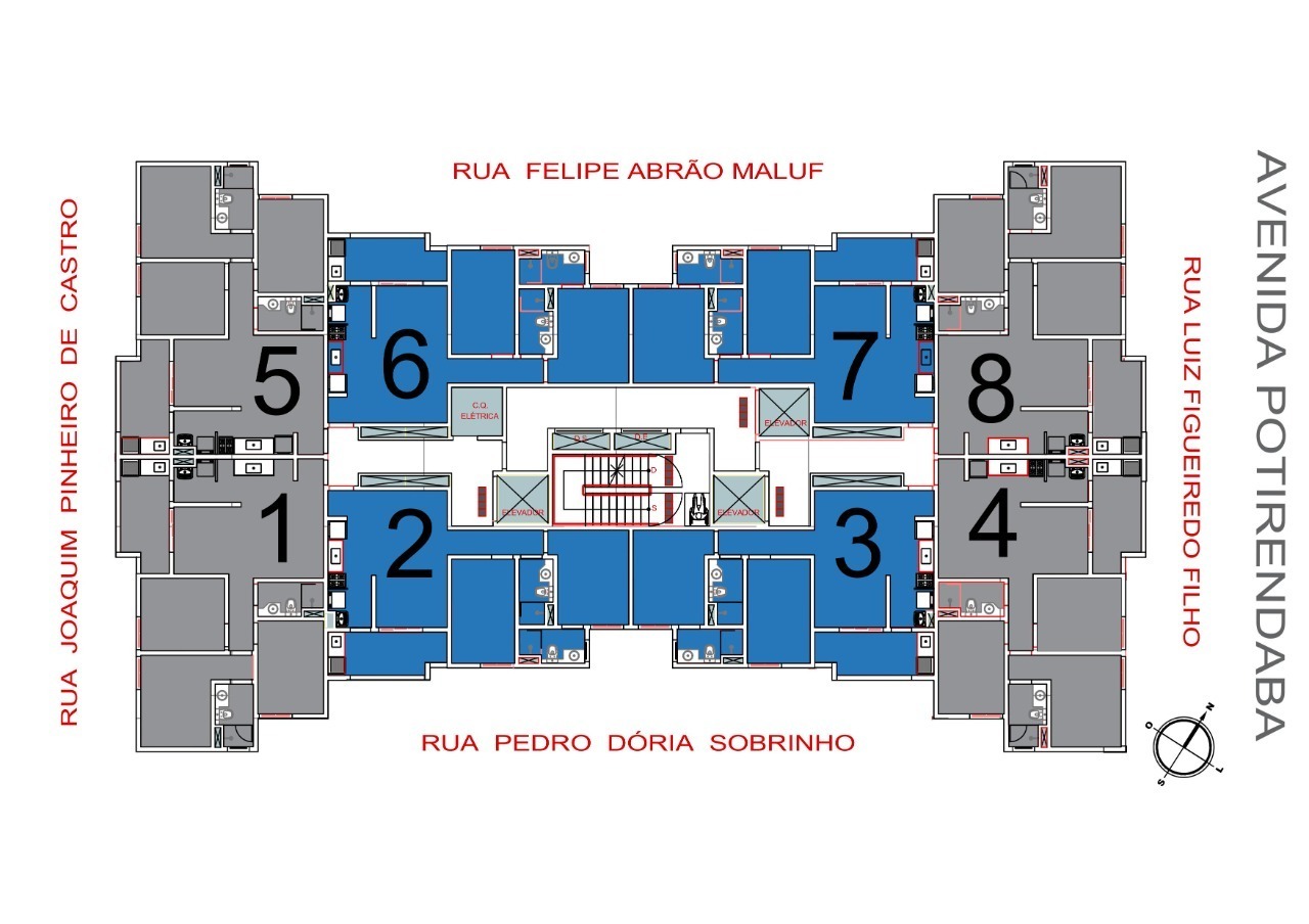 Residencial Persona, apartamento 2 dormitorios zona sul, apartamento 3 dormitorios zona sul