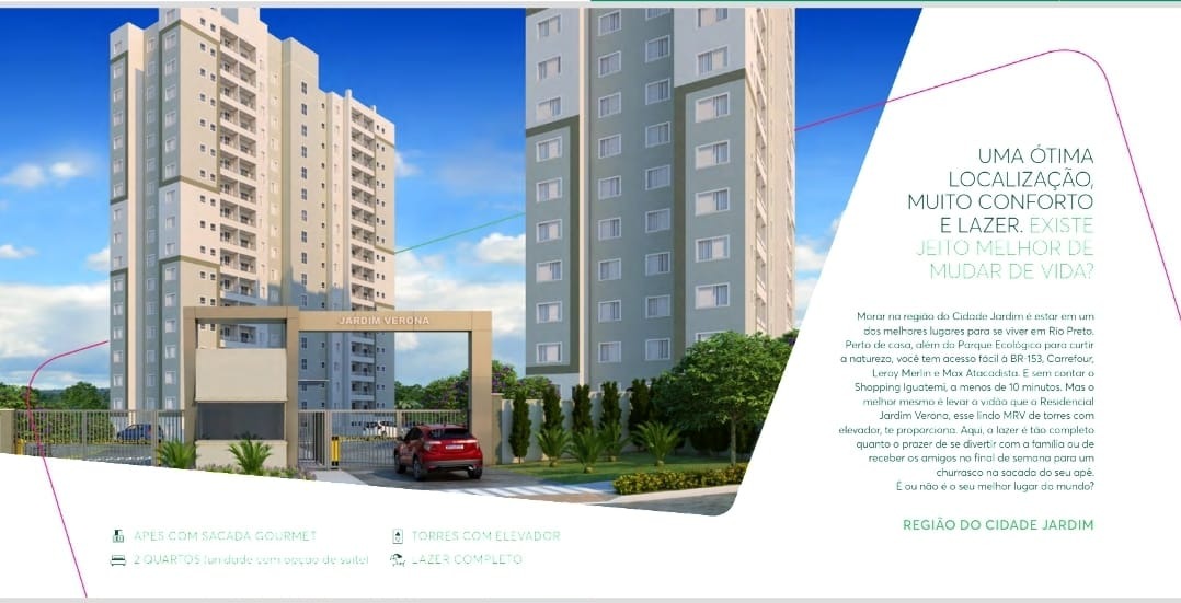 apartamento Jardim Verona, apartamento zona sul, apartamento cidade jardim, apartamento mrv