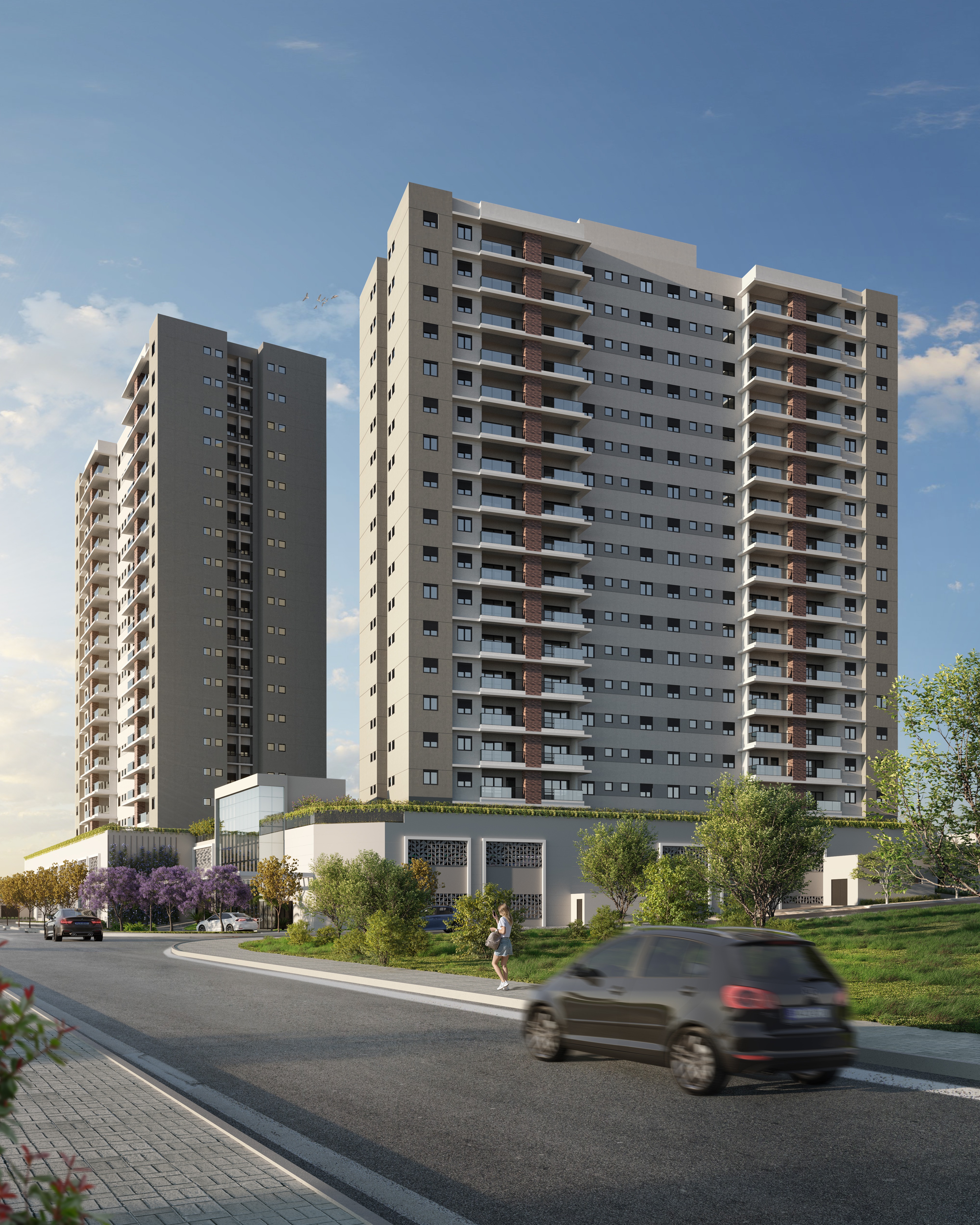 Jazz Residencial, apartamento de 2 dormitórios zona sul, apartamento de 3 dormitorios zona sul, apartamento são marcos