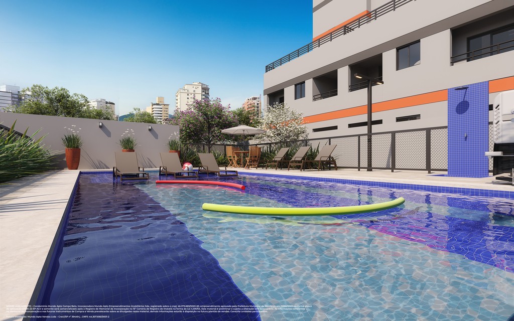 Apartamento 2 dorms 34 e 37m² com varanda e lazer completo no Campo Belo Zona Sul com opção HIS - Entrega: Maio de 2026