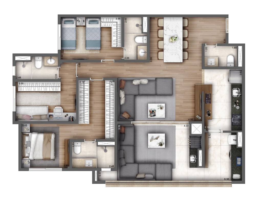 Apartamento 4 dormitórios 120,7 m² com suítes, 02 vagas e lazer completo no Ipiranga próximo ao metrô I Pronto para Morar!!!